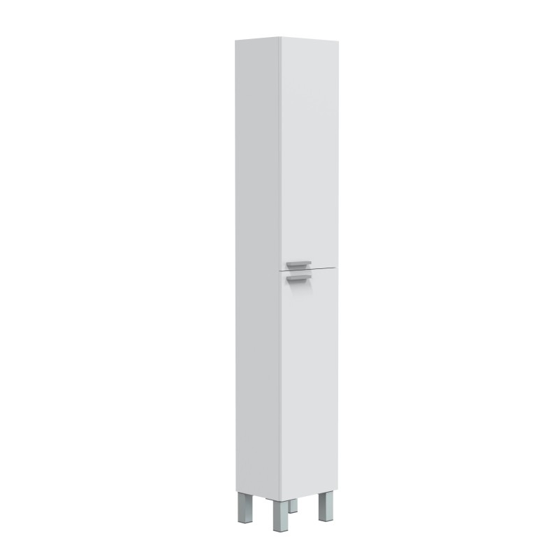 Columna de baño blanca 2 puertas