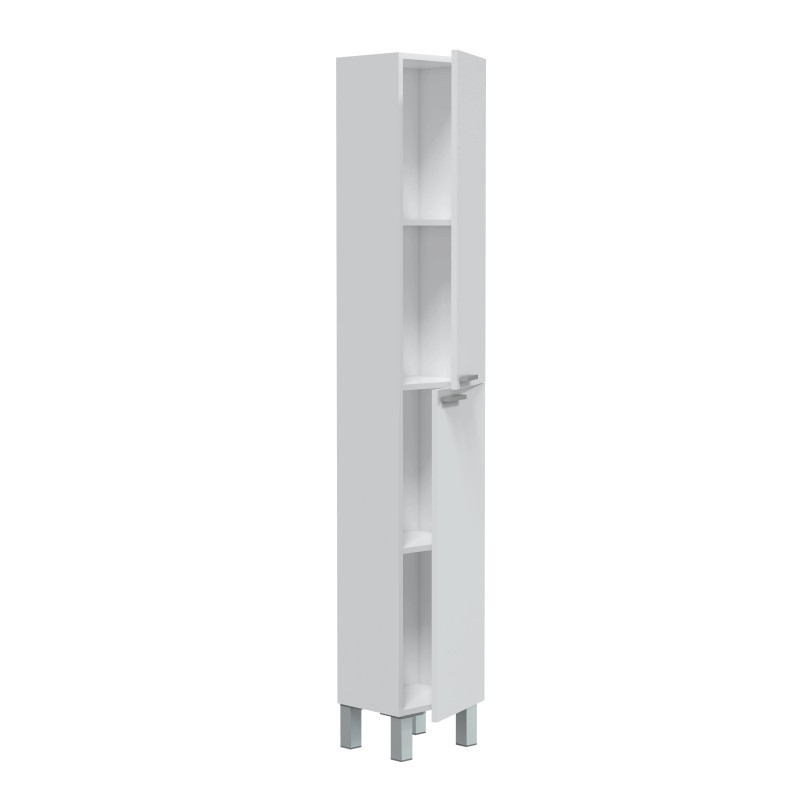 Columna de baño blanca 2 puertas