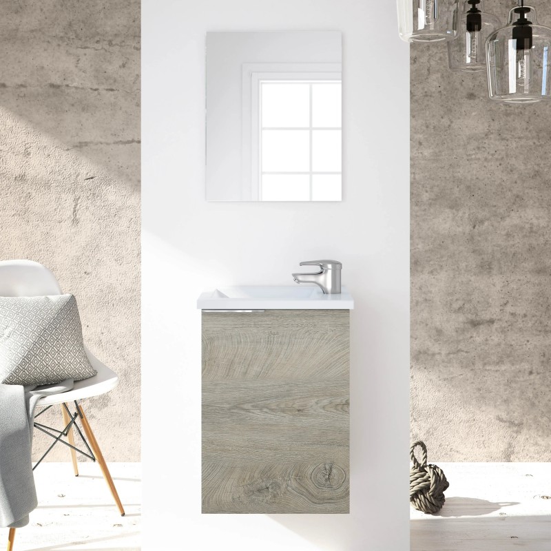Mueble baño con espejo