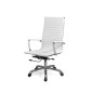 Silla oficina Blanca Toronto Alta