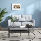 Sofá de 2 Plazas con Cojines - Muebles Tam Tam
