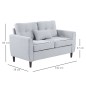 Sofá de 2 Plazas con Cojines - Muebles Tam Tam