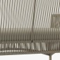 Set Jardín Duna – Sofá 2 Plazas, 2 Sillones y Mesa Cristal en Cuerda Beige