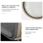 Set Balcón Tiko – 2 Sillones Cuerda Natural y Mesa Redonda Cristal