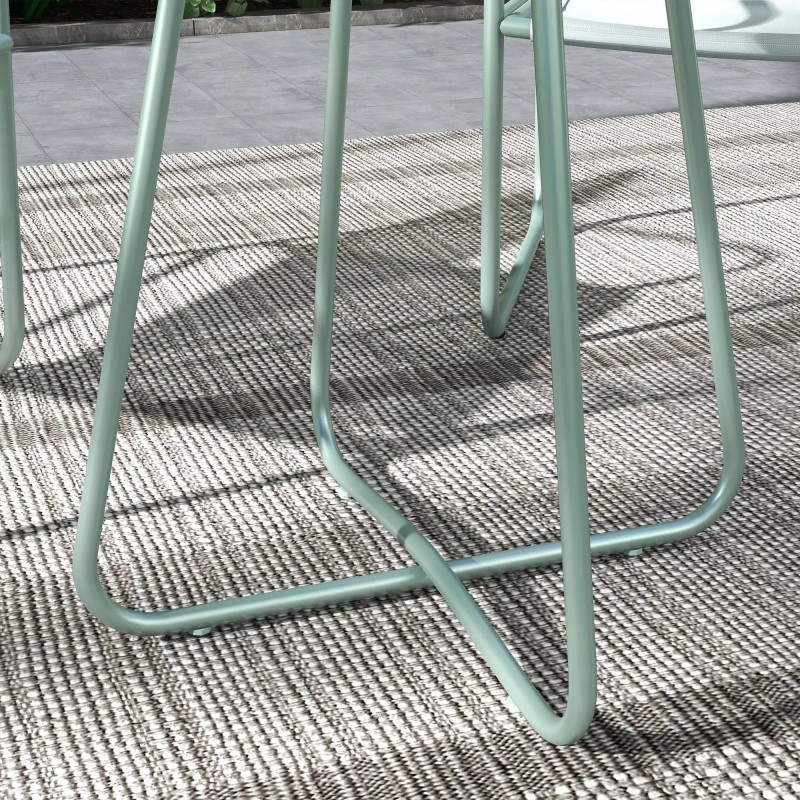 Conjunto de Jardín 3 Piezas Mesa y Sillas para Terraza