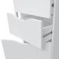 Escritorio Athena 138 cm Blanco Artik Reversible