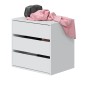 Cajonera Interior 60 cm Blanca para Armario