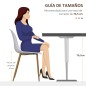 Pack de 4 Sillas de Comedor con Respaldo Alto