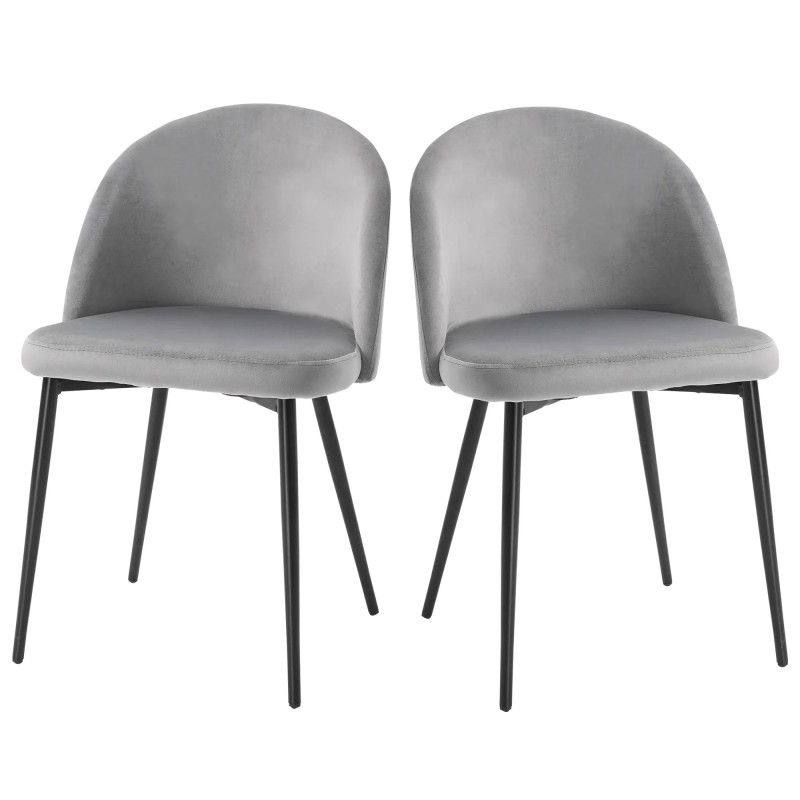 Pack de 2 Sillas de Comedor Tapizadas