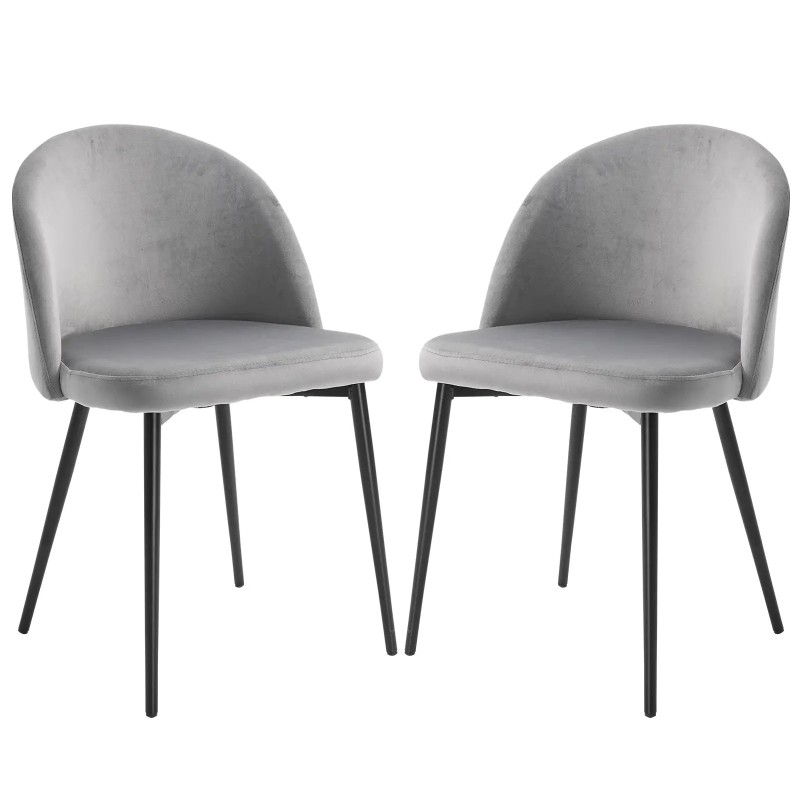 Pack de 2 Sillas de Comedor Tapizadas