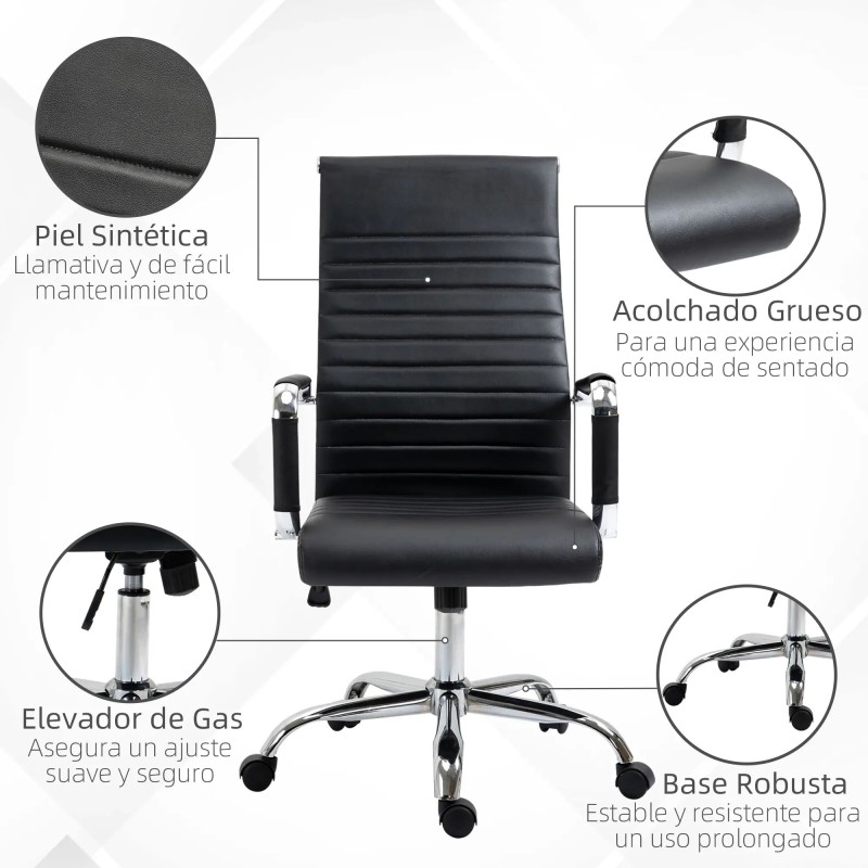 Silla de Oficina Silla de Escritorio Giratoria 360°