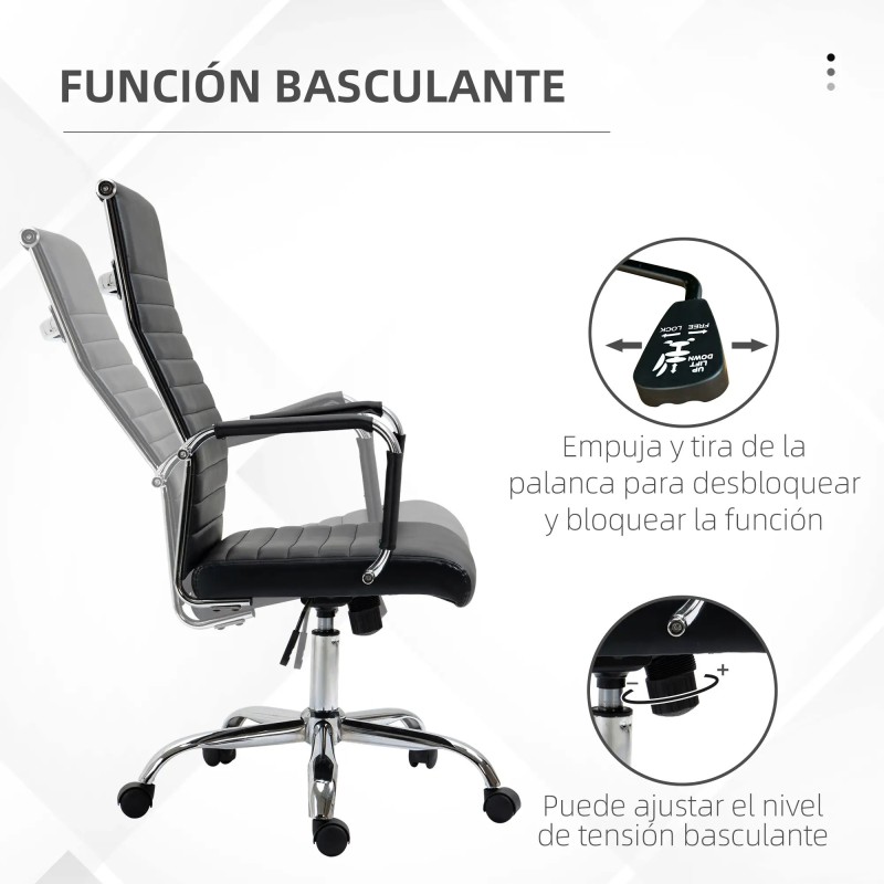 Silla de Oficina Silla de Escritorio Giratoria 360°