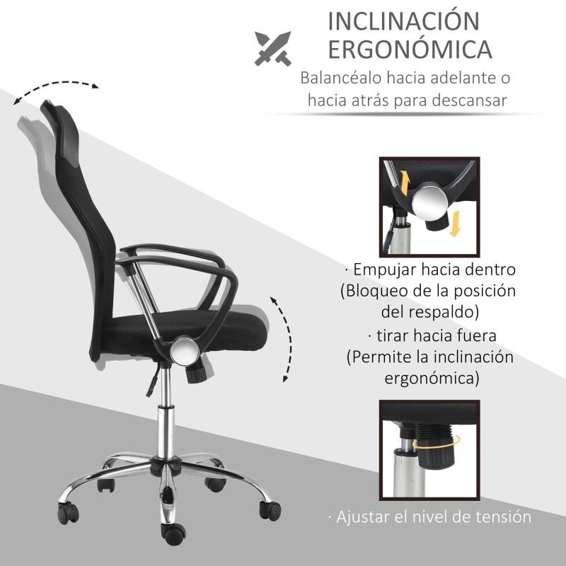 Silla de Oficina Giratoria Ergonómica
