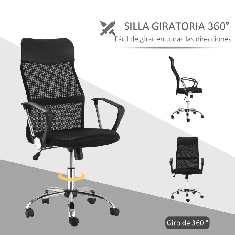 Silla de Oficina Giratoria Ergonómica