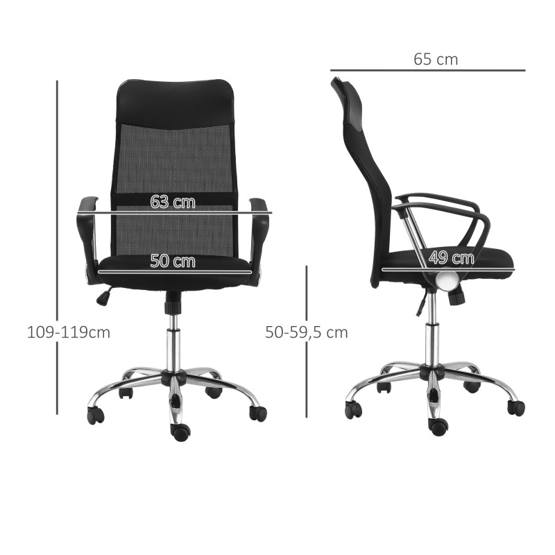 Silla de Oficina Giratoria Ergonómica
