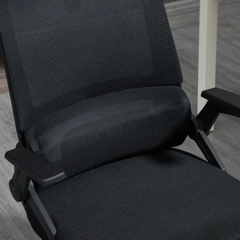 Silla de Oficina Giratoria en Piel Sintética con Altura Ajustable