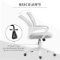 Silla de Escritorio de Malla Giratoria Ergonómica