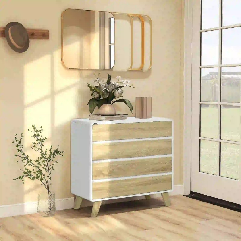 Cómoda con 4 Cajones Cajonera | Funcional y elegante – Muebles Tam Tam