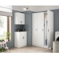 Armario Multiusos 1 Columna 37 cm Blanco
