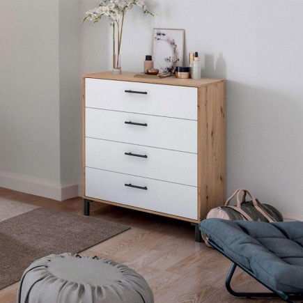 Cómoda dormitorio 4 cajones | Oferta en Muebles Tam Tam