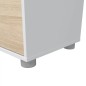 Conjunto Salón Alida 200 cm | Mueble TV, Módulo y Estante Roble Canadian