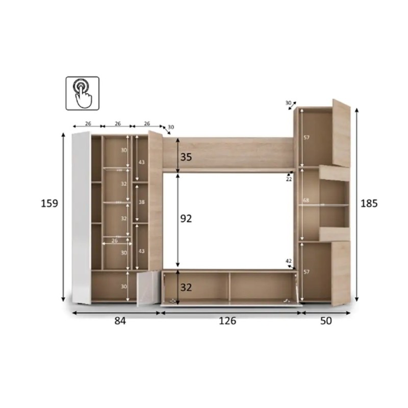 Mueble tv Salón Essential - Muebles Tam Tam - Al mejor Precio