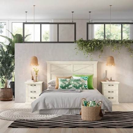 Cabecero de Cama Emily 165 cm Pino Blanco