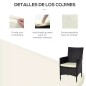 Conjunto mesa y sillas jardín - Muebles Tam Tam