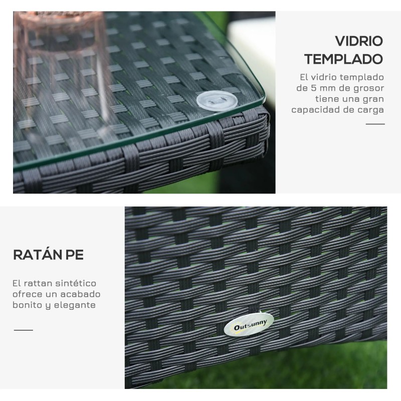 Conjunto mesa y sillas jardín - Muebles Tam Tam