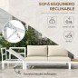 Conjunto Jardín Modular Blanco en L