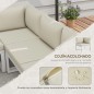 Conjunto Jardín Modular Blanco en L