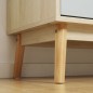 Aparador Nórdico Multicolor 2 Puertas 2 Cajones | Patas Pino | 100x40x79,5 cm