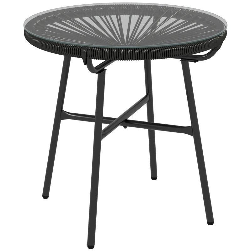Mesa Auxiliar de Ratán - Muebles Tam Tam