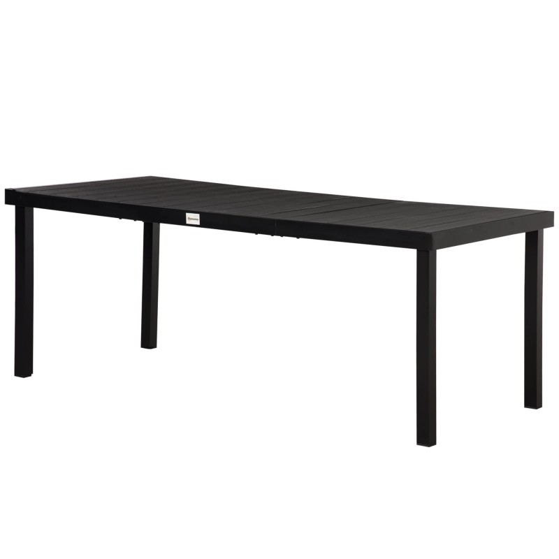 Mesa de Comedor Exterior de Aluminio 190x90x74 cm