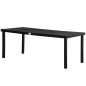 Mesa de Comedor Exterior de Aluminio 190x90x74 cm