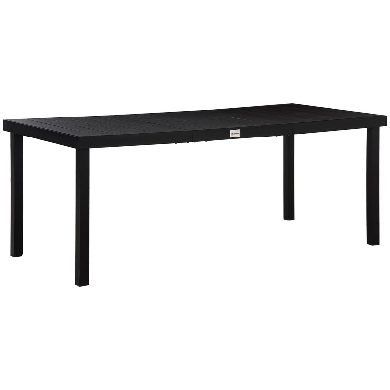 Mesa de Comedor Exterior de Aluminio 190x90x74 cm