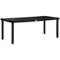 Mesa de Comedor Exterior de Aluminio 190x90x74 cm