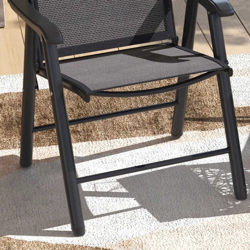 Pack de 2 sillas plegables de exterior para camping y jardín