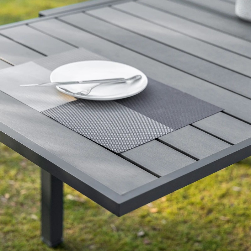 Mesa de Jardín Extensible de Aluminio