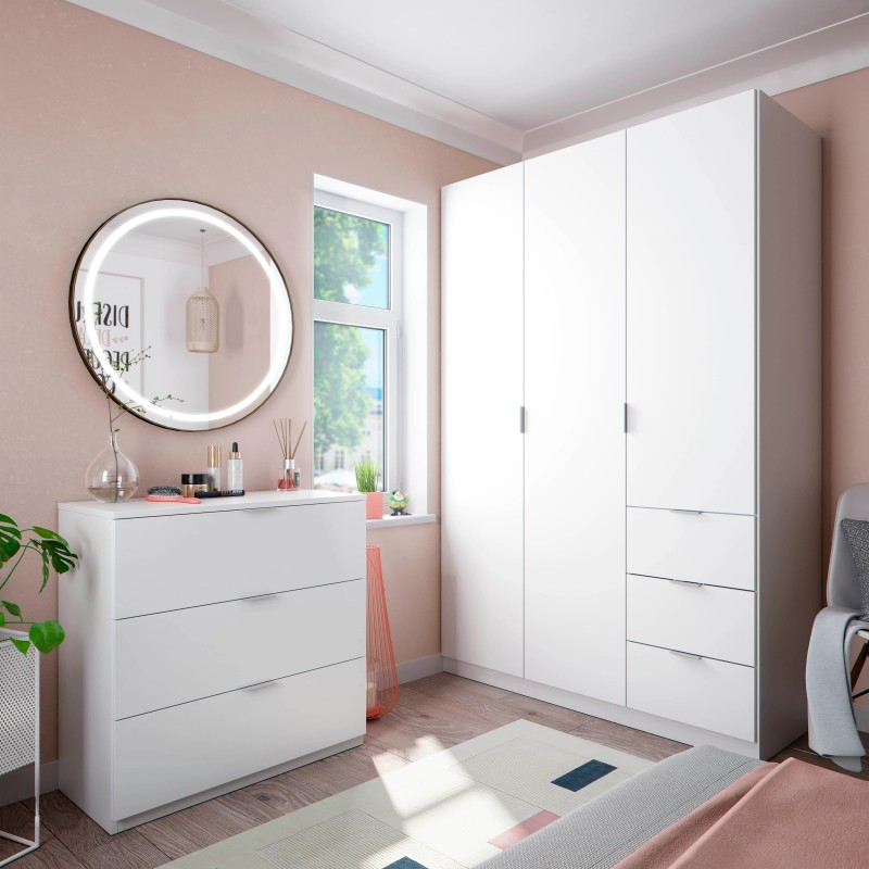 Cómoda de 3 Cajones Blanca | Muebles Tam Tam