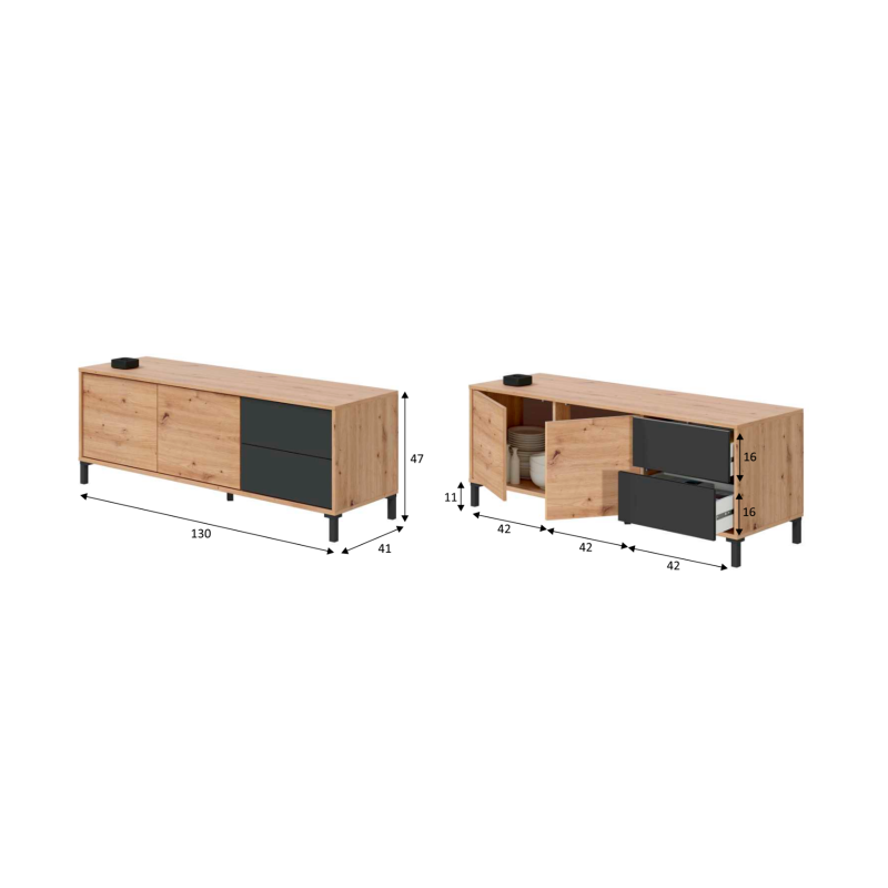 Pack de Salón Brooklyn 3 Muebles | Estilo y Ahorro TamTam