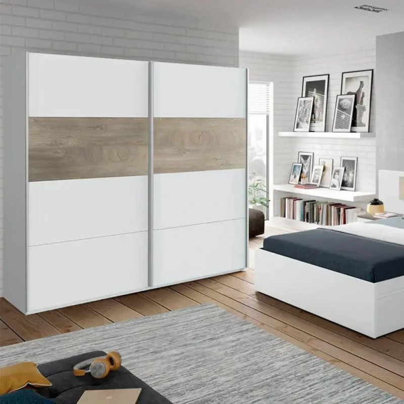Armario 2 Puertas Correderas para Dormitorio - Muebles Tam Tam