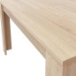 Mesa Extensible Roble 140 a 190 cm Moderna y Resistente