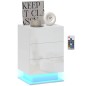 Mesita de noche con luz led