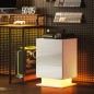 Mesita de noche con luz led