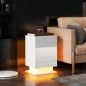 Mesita de noche con luz led