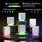 Mesita de noche con luz led