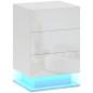 Mesita de noche con luz led