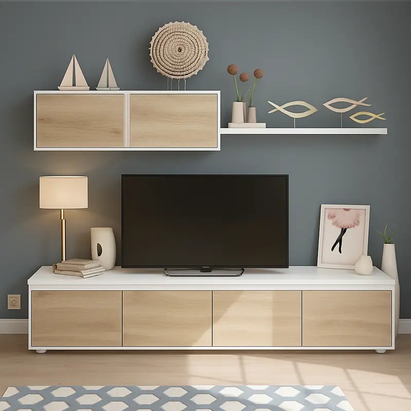 Mueble Televisión con estante