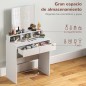 Mesa de maquillaje con espejo moderna y práctica | Muebles TamTam
